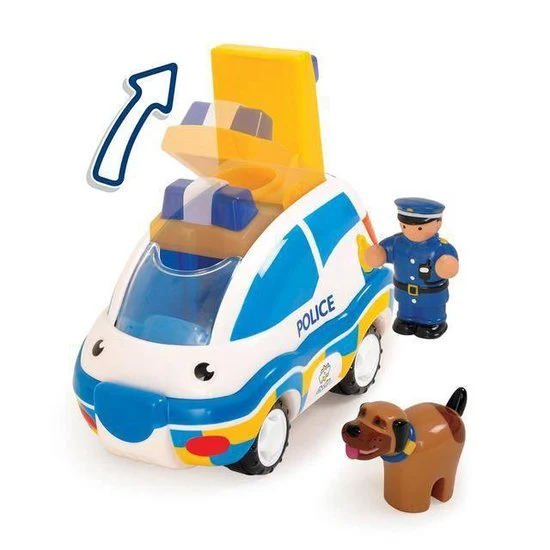 WOW Toys - Speelgoedauto Charlie Police Chase | Politieachtervolging Speelset - Image 3