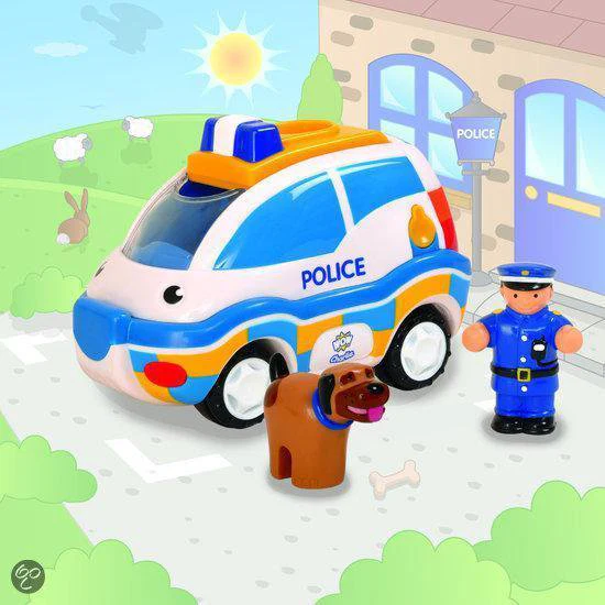WOW Toys - Speelgoedauto Charlie Police Chase | Politieachtervolging Speelset - Image 4