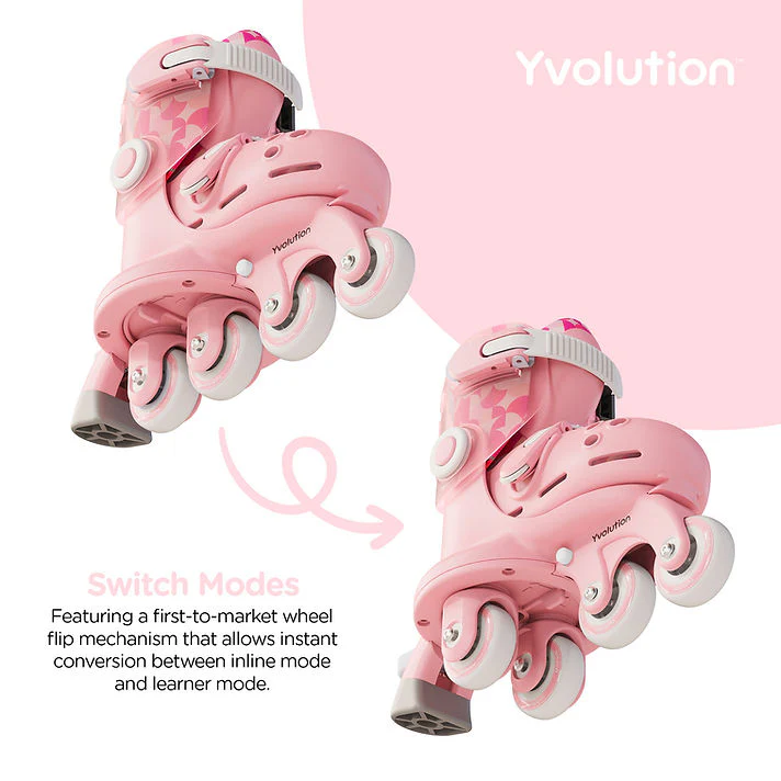Yvolution Twista Skates - Beginner Vriendelijk | Roze - Image 3